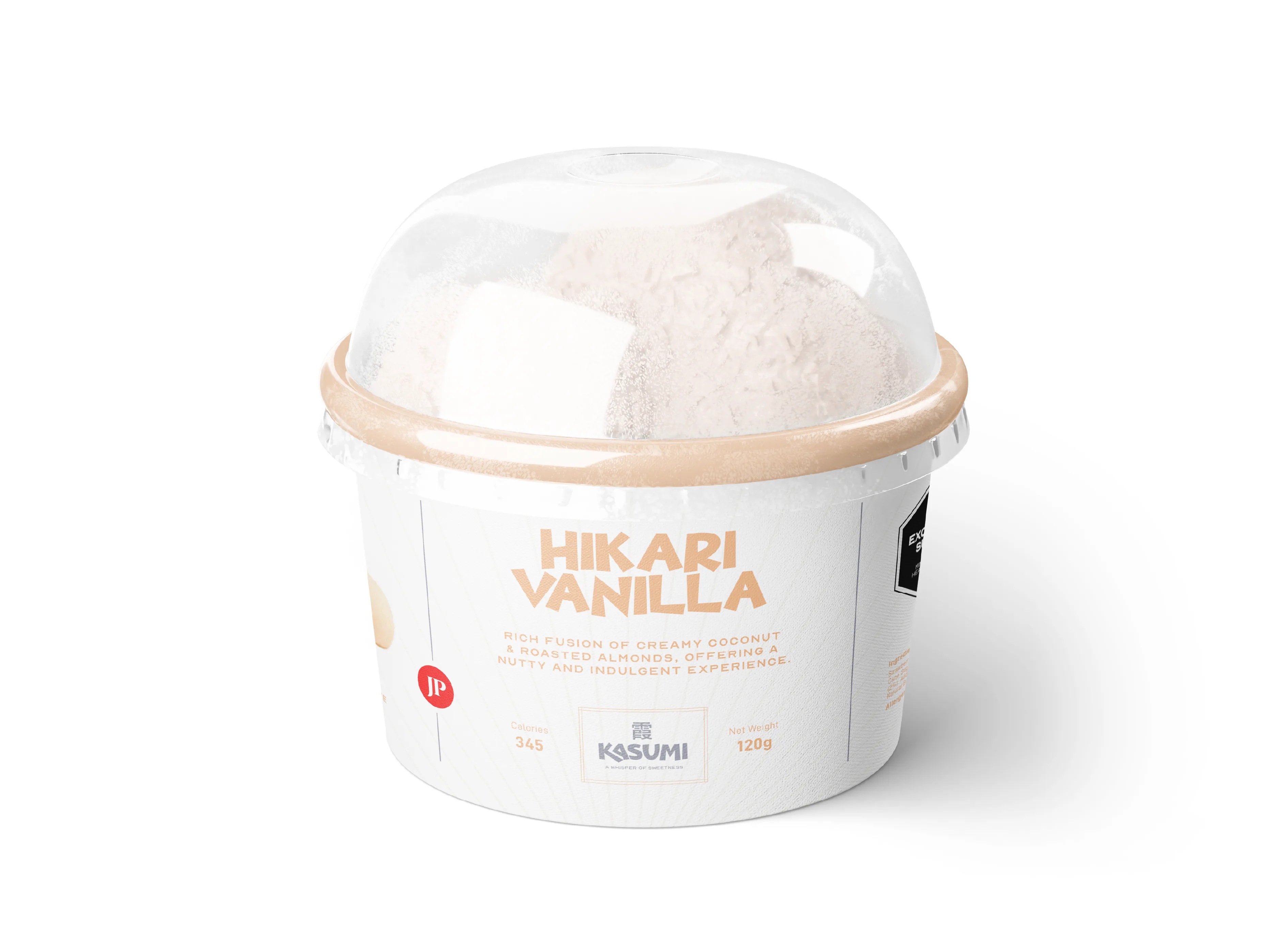 Custom designed cup, featuring unique branding and visual elements by Collab Design.