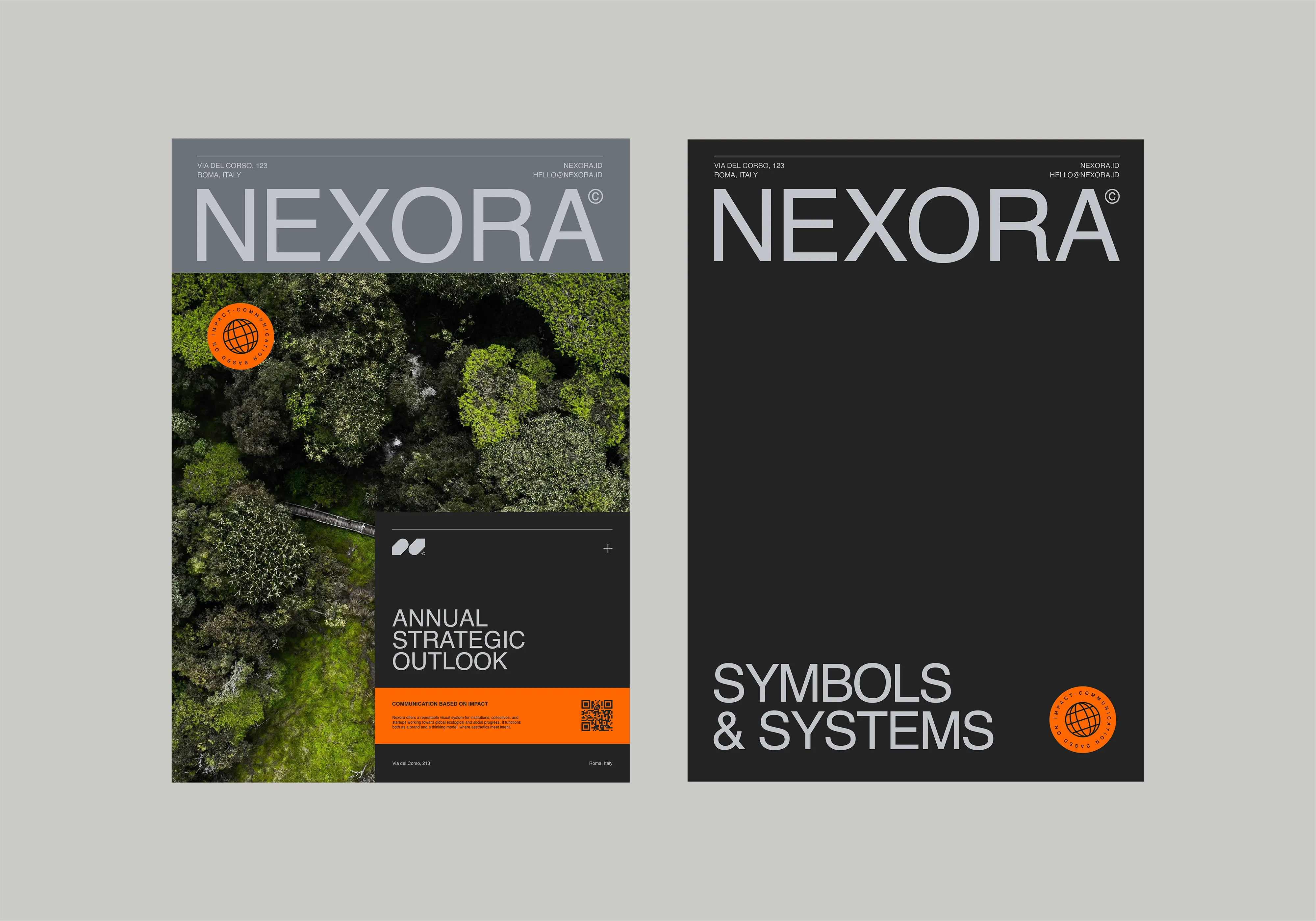 Informative brochure design, highlighting key services and brand messaging by Collab Design.